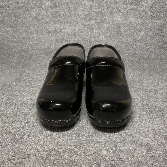 Dansko XP Professional Clog Women 39 / US 8.5-9 Black Patent Leather Work Career - Picture 2 of 13